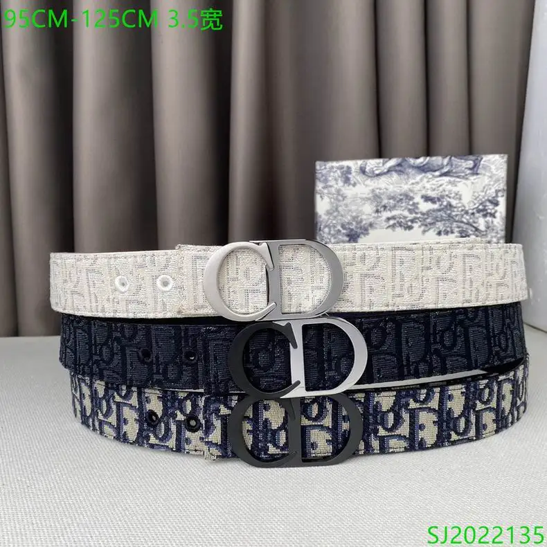 Dior belt 35mmX95-125cm 7D05
